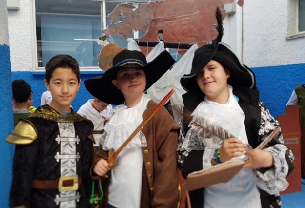 Elcano, Magallanes y Pigaffeta